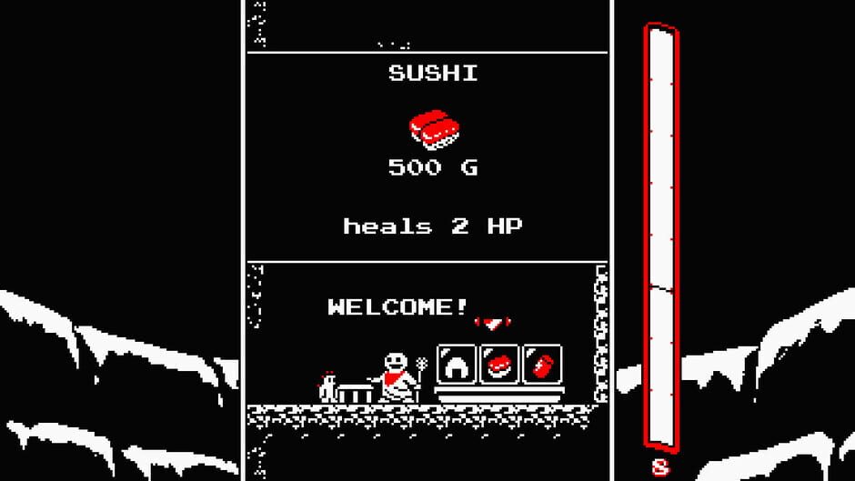 Screenshot from Downwell