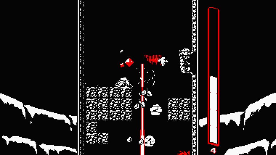 Screenshot from Downwell