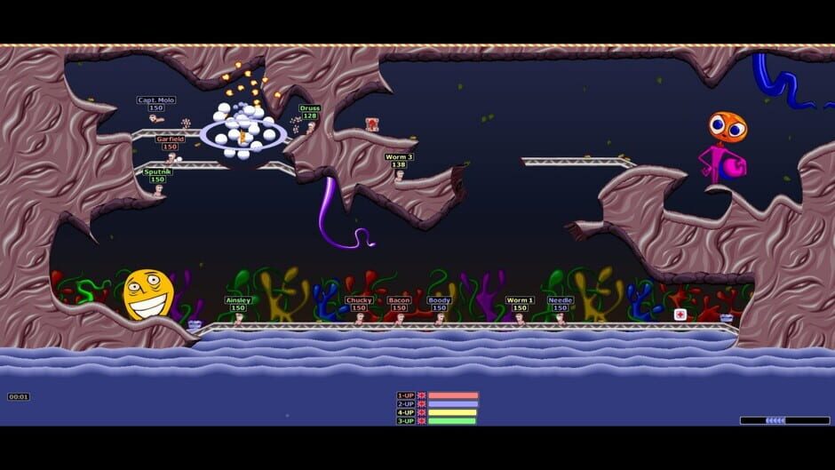 Screenshot from Worms Armageddon
