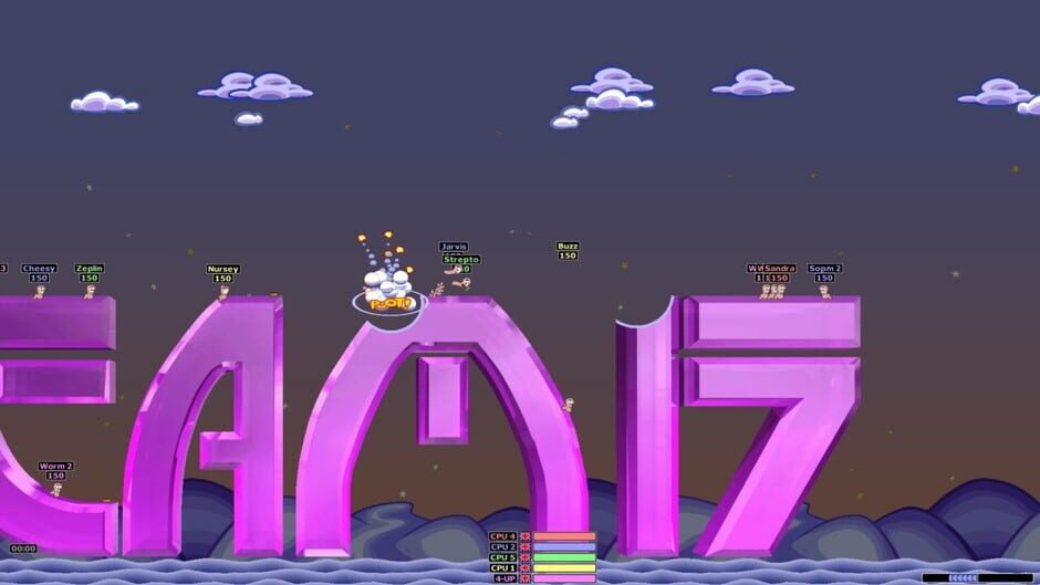 Screenshot from Worms Armageddon