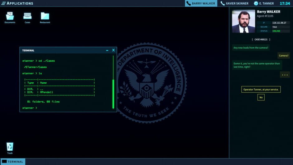 Screenshot from The Operator