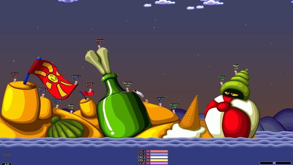 Screenshot from Worms Armageddon