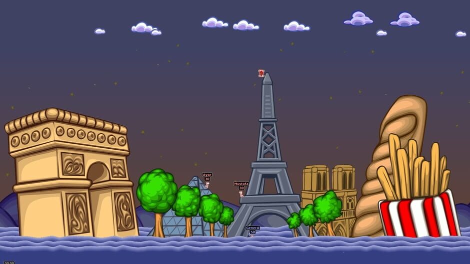 Screenshot from Worms Armageddon