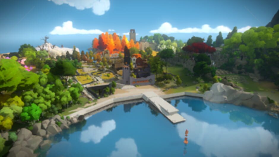 Screenshot from The Witness