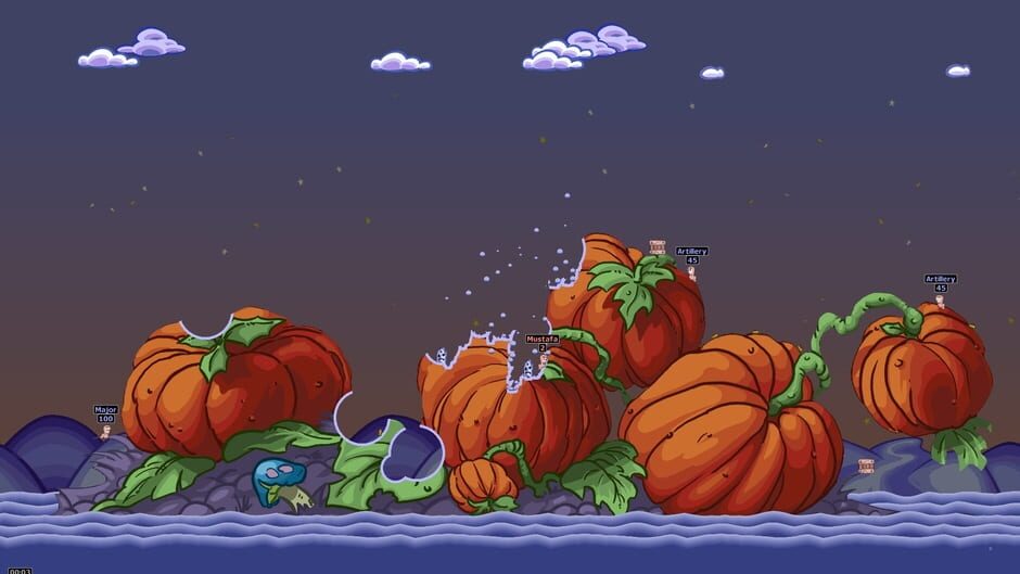 Screenshot from Worms Armageddon