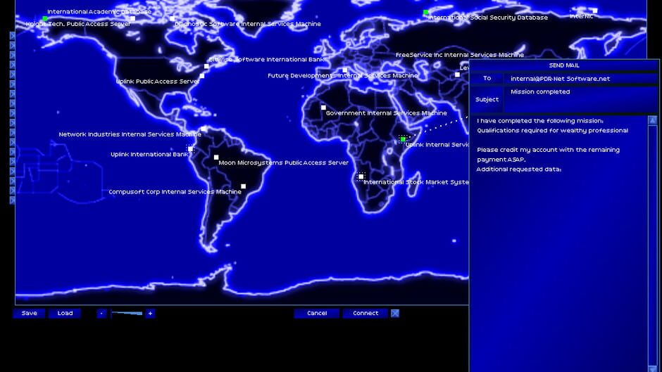 Screenshot from Uplink