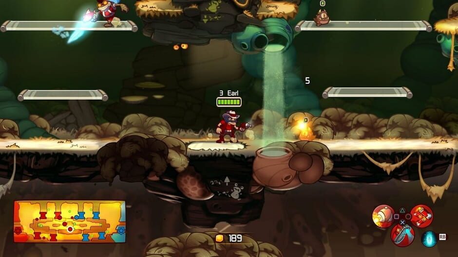 Screenshot from Awesomenauts