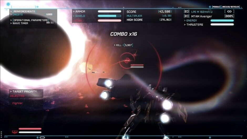 Screenshot from Strike Suit Infinity