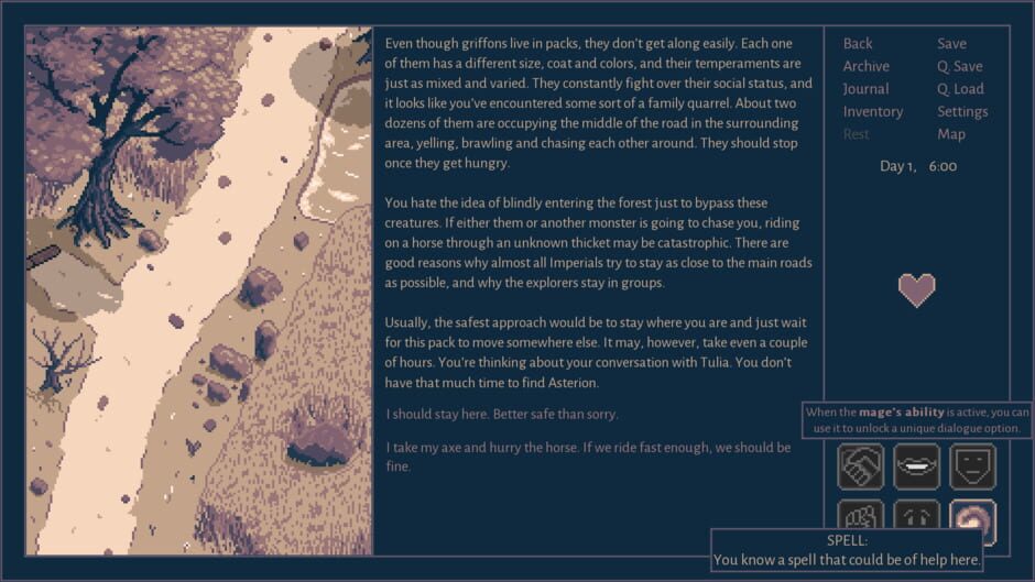 Screenshot from Roadwarden