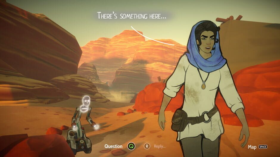Screenshot from Heaven's Vault