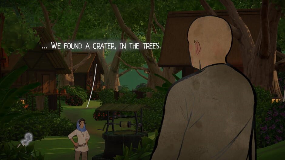 Screenshot from Heaven's Vault