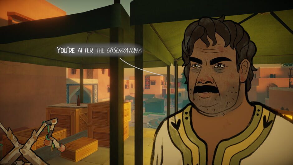Screenshot from Heaven's Vault