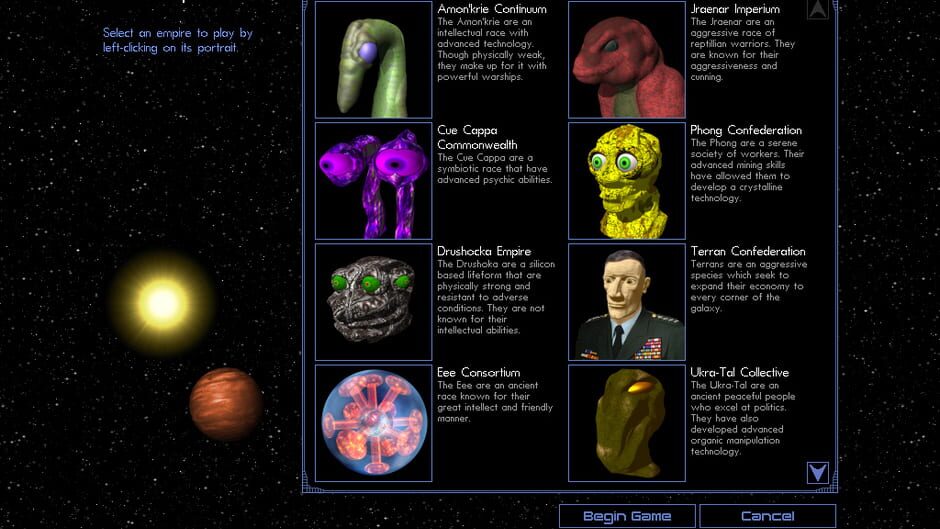 Screenshot from Space Empires IV Deluxe