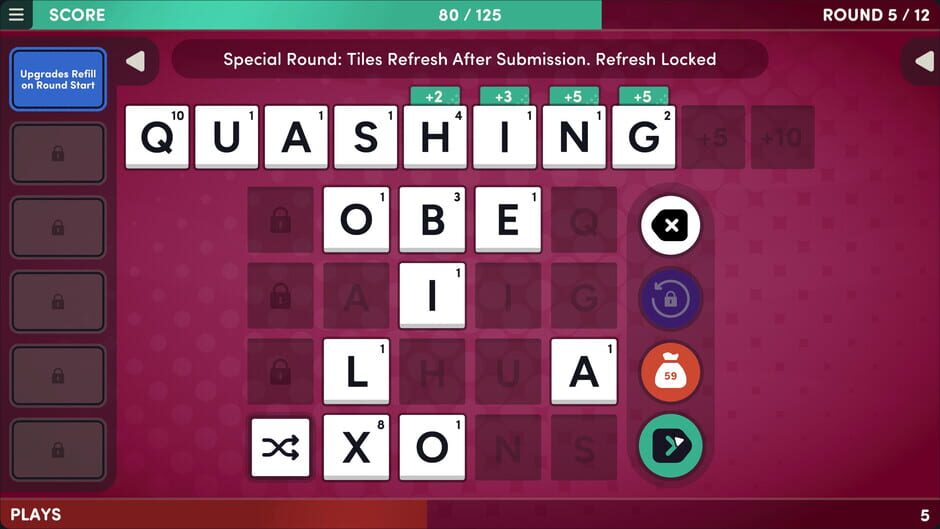 Screenshot from Word Play