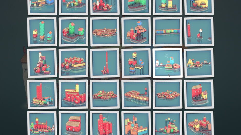 Screenshot from Townscaper
