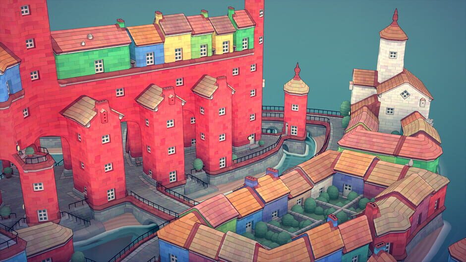 Screenshot from Townscaper