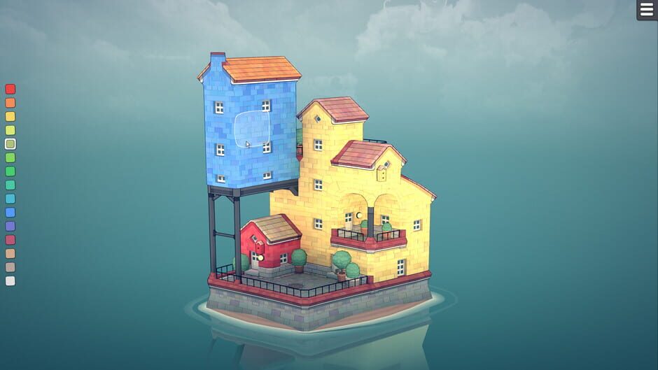 Screenshot from Townscaper