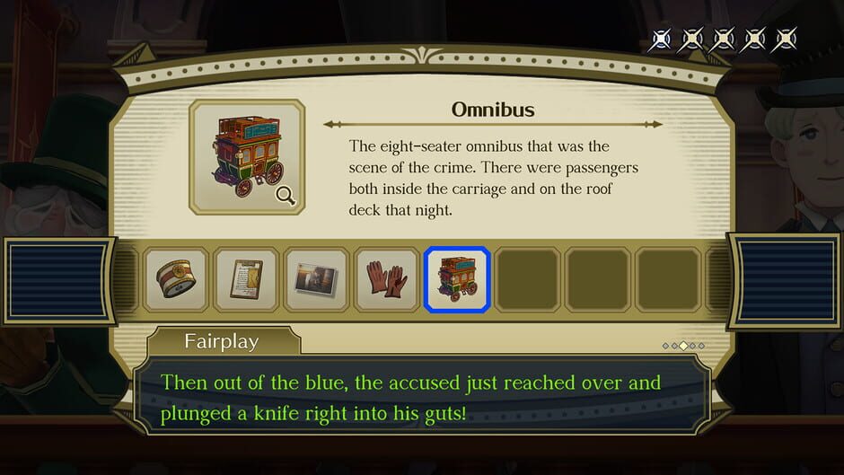 Screenshot from The Great Ace Attorney Chronicles