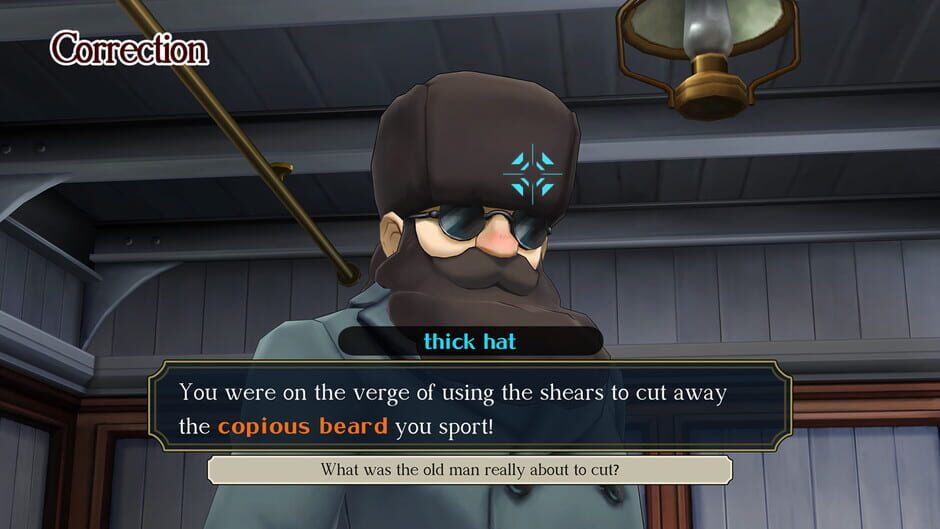 Screenshot from The Great Ace Attorney Chronicles