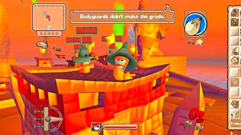 Screenshot from Worms Forts: Under Siege