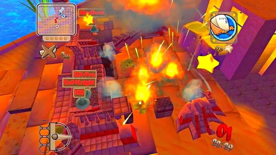 Screenshot from Worms Forts: Under Siege