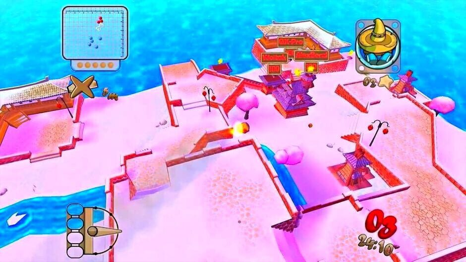 Screenshot from Worms Forts: Under Siege