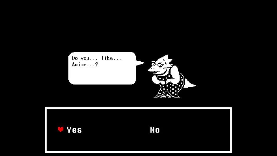 Screenshot from Undertale