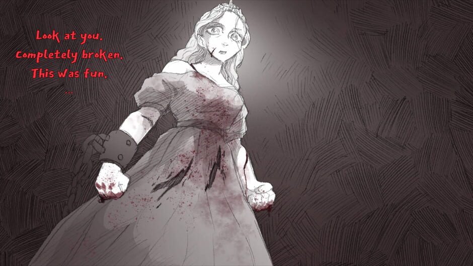 Screenshot from Slay the Princess