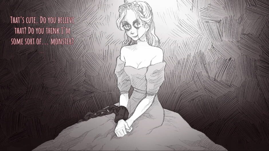 Screenshot from Slay the Princess