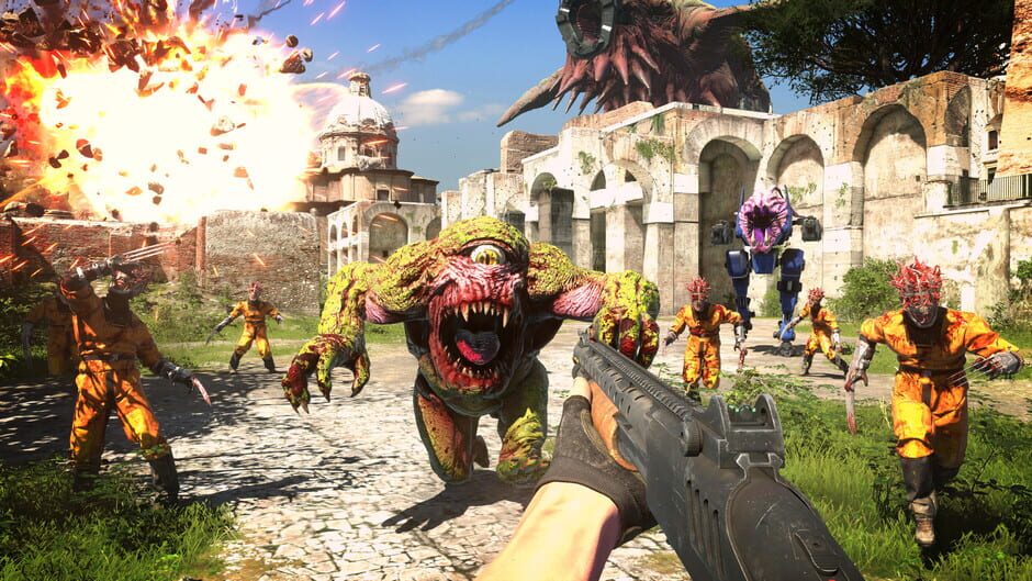 Screenshot from Serious Sam 4