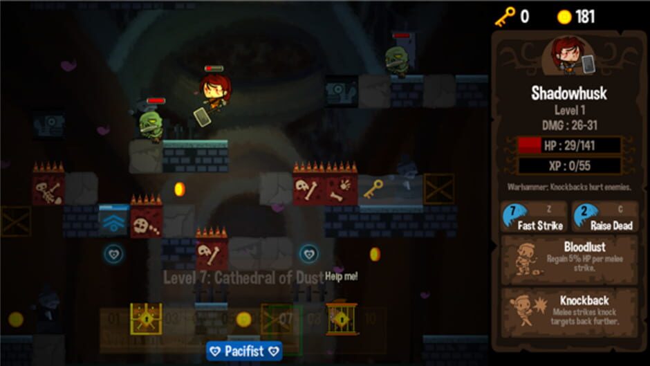 Screenshot from Vertical Drop Heroes HD