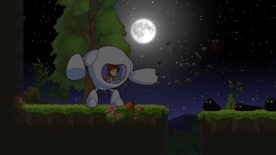 Screenshot from A Boy and His Blob