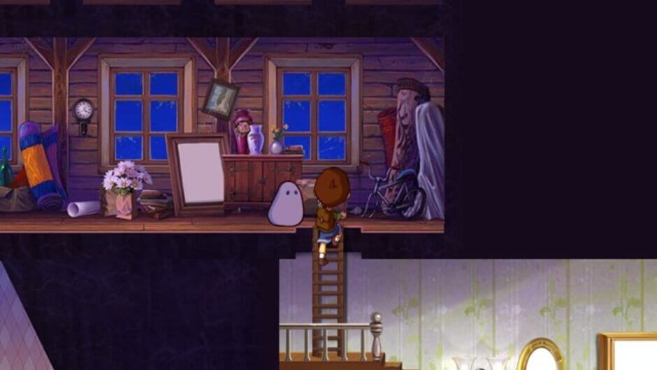 Screenshot from A Boy and His Blob