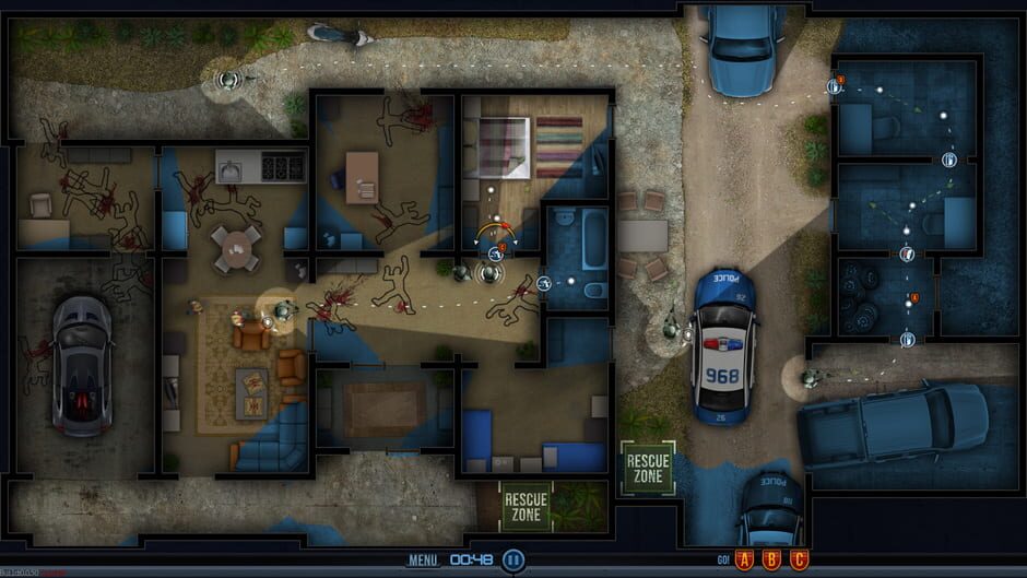 Screenshot from Door Kickers