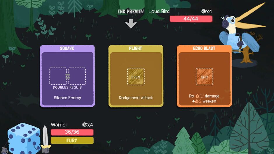 Screenshot from Dicey Dungeons