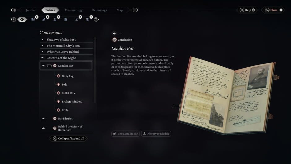 Screenshot from The Thaumaturge