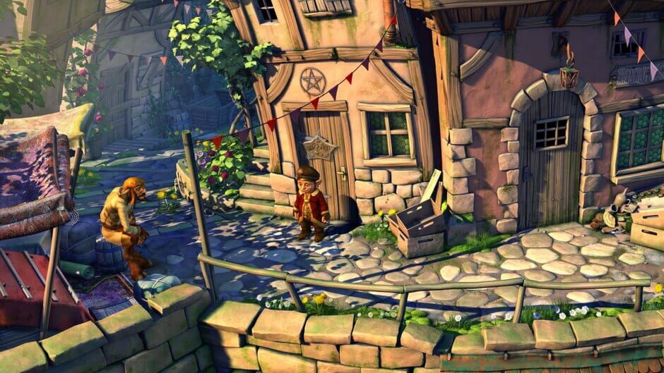 Screenshot from The Book of Unwritten Tales