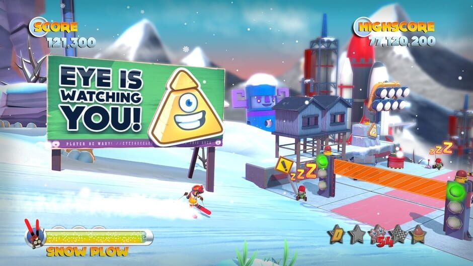 Screenshot from Joe Danger 2: The Movie