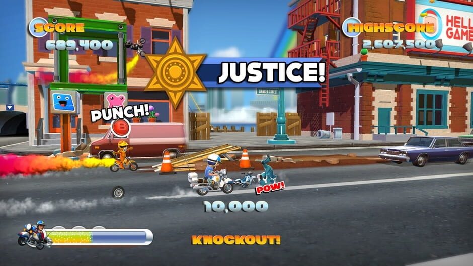 Screenshot from Joe Danger 2: The Movie
