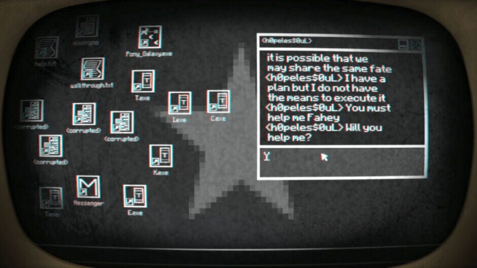 Screenshot from Pony Island