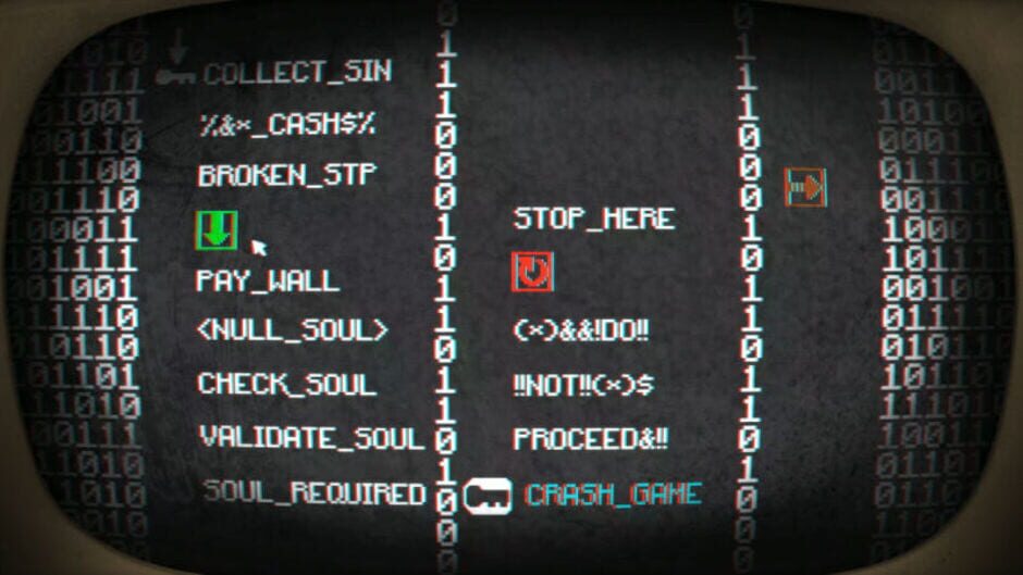 Screenshot from Pony Island
