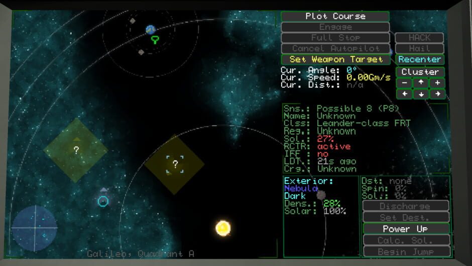 Screenshot from Objects in Space