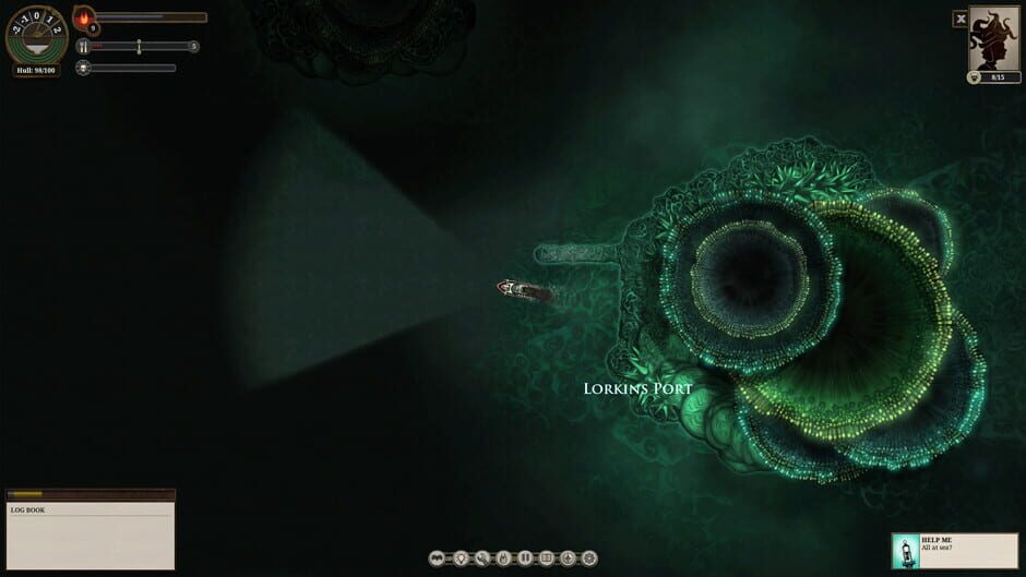 Screenshot from Sunless Sea