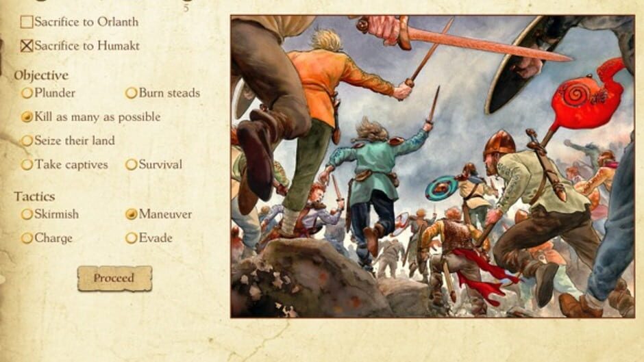 Screenshot from King of Dragon Pass