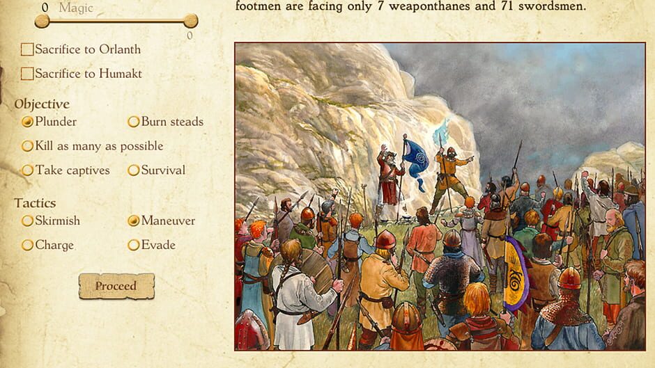 Screenshot from King of Dragon Pass