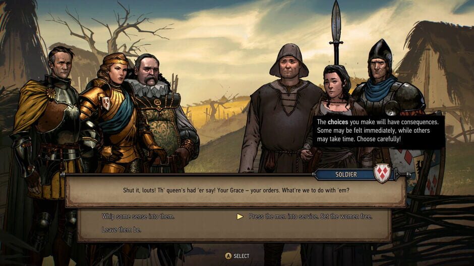 Screenshot from Thronebreaker: The Witcher Tales