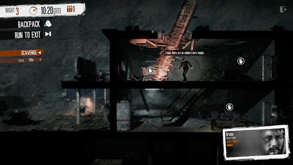 Screenshot from This War of Mine