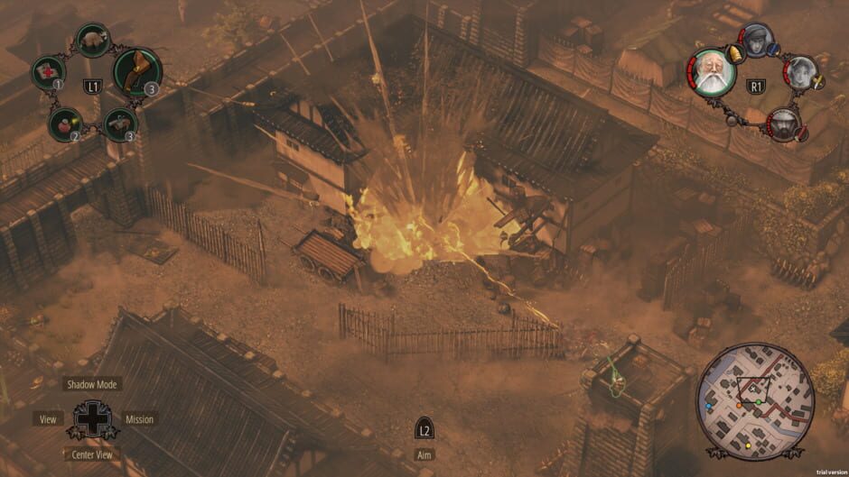 Screenshot from Shadow Tactics: Blades of the Shogun