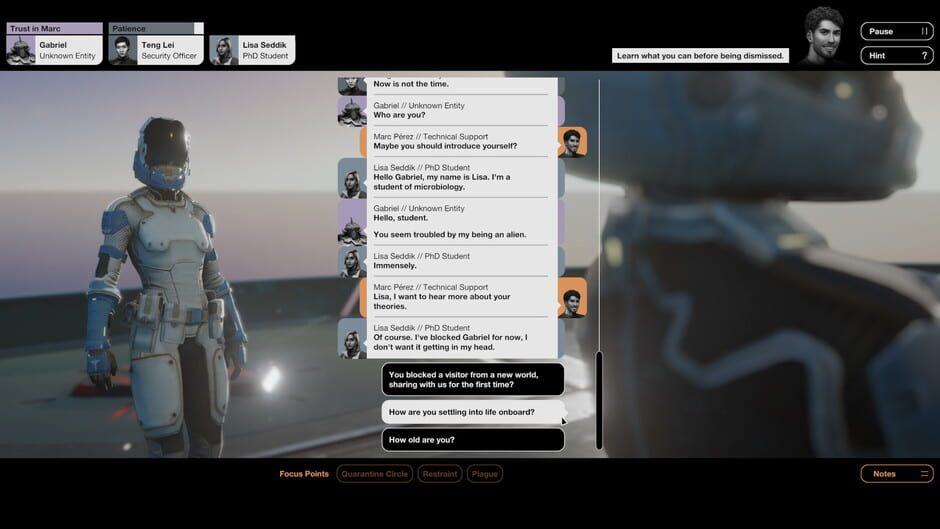 Screenshot from Quarantine Circular