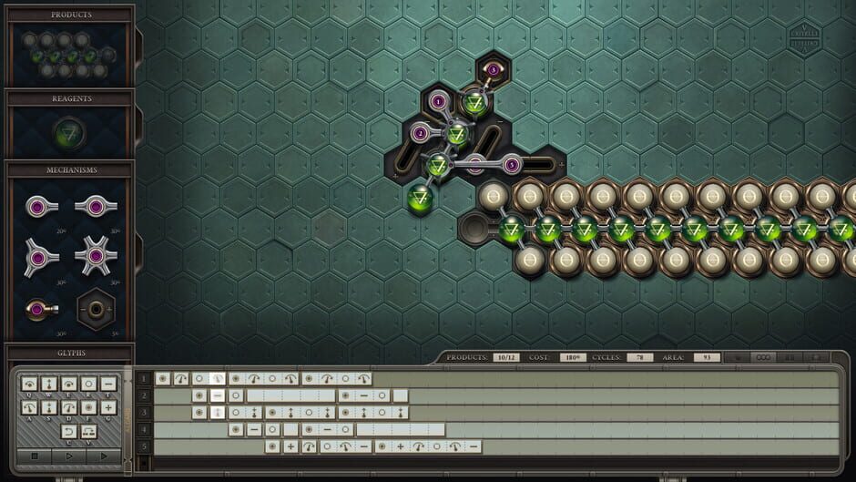 Screenshot from Opus Magnum